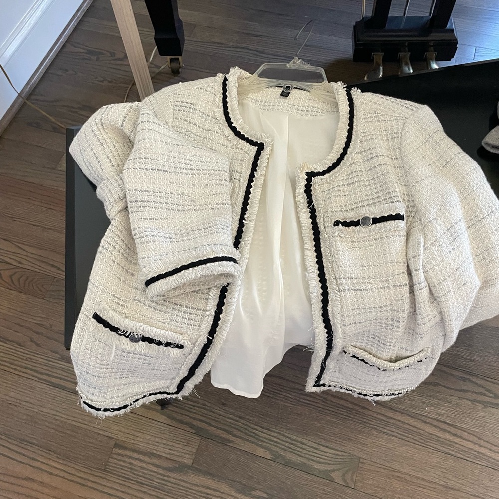 White House Black Market tweed Channel like jacket